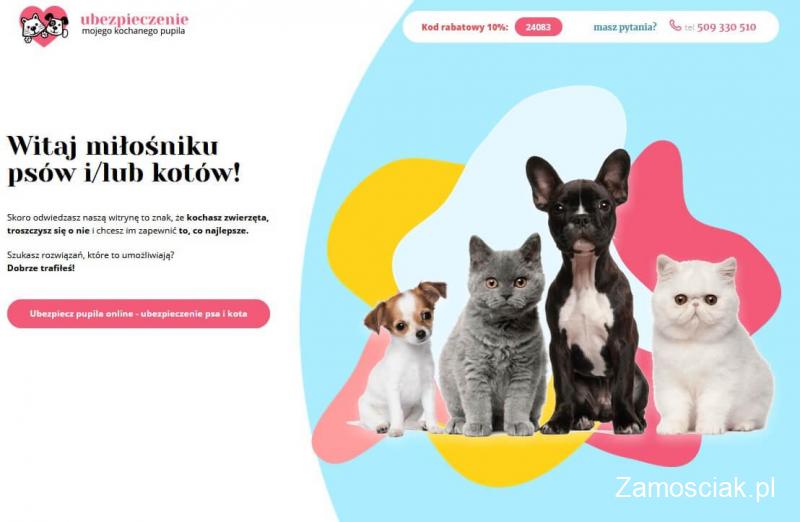 Ubezpieczenie-Pupila.pl - ubezpieczenie psa oraz kota online